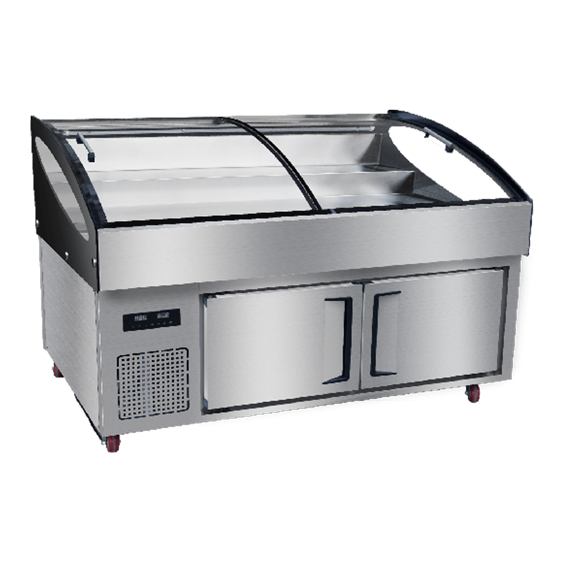 1,8 m trojvrstvová kuchynská chladnička z nehrdzavejúcej ocele 1,8 m trojvrstvová kuchynská chladnička z nehrdzavejúcej ocele