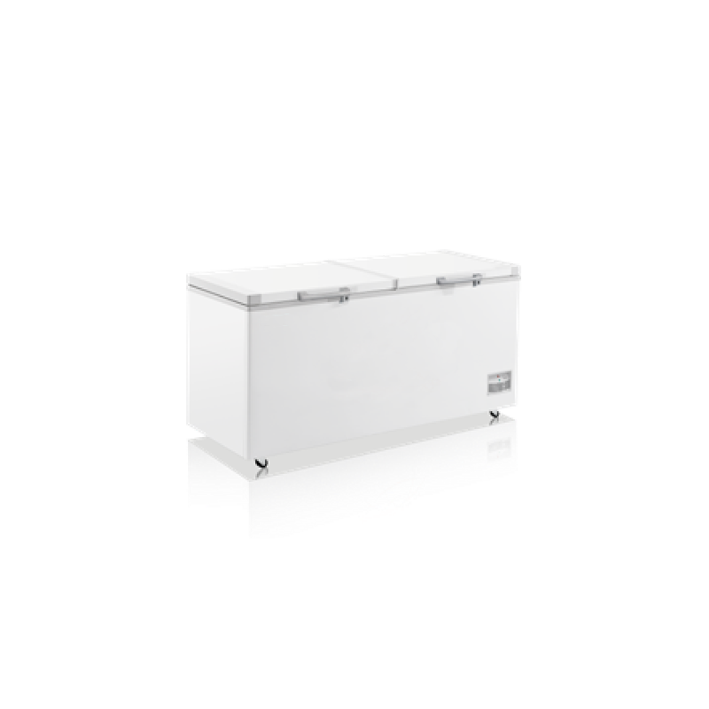 Jednoteplotná truhlicová mraznička so zakriveným spodným otváraním zhora Jednoteplotná truhlicová mraznička so zakriveným spodným otváraním zhora